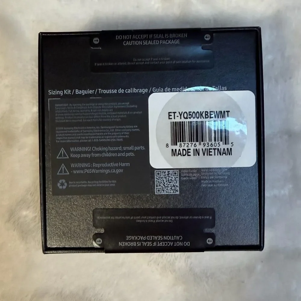 Samsung Galaxy Ring Sizing Kit Includes Sample Sizes Black 2025 Sizing Guide D1